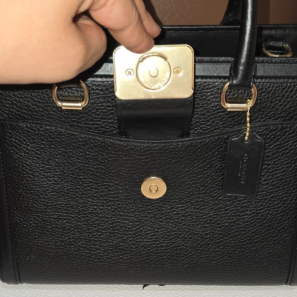 Coach Grace Carryall in Black - Picture 4 of 9